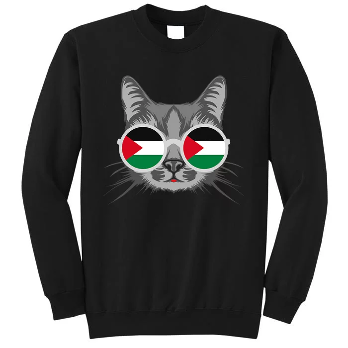 Free Palestine Flag Palestinian Cat Gaza Sweatshirt