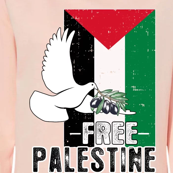 Free Palestine Flag Save Gaza Peace End The Occupation Womens California Wash Sweatshirt