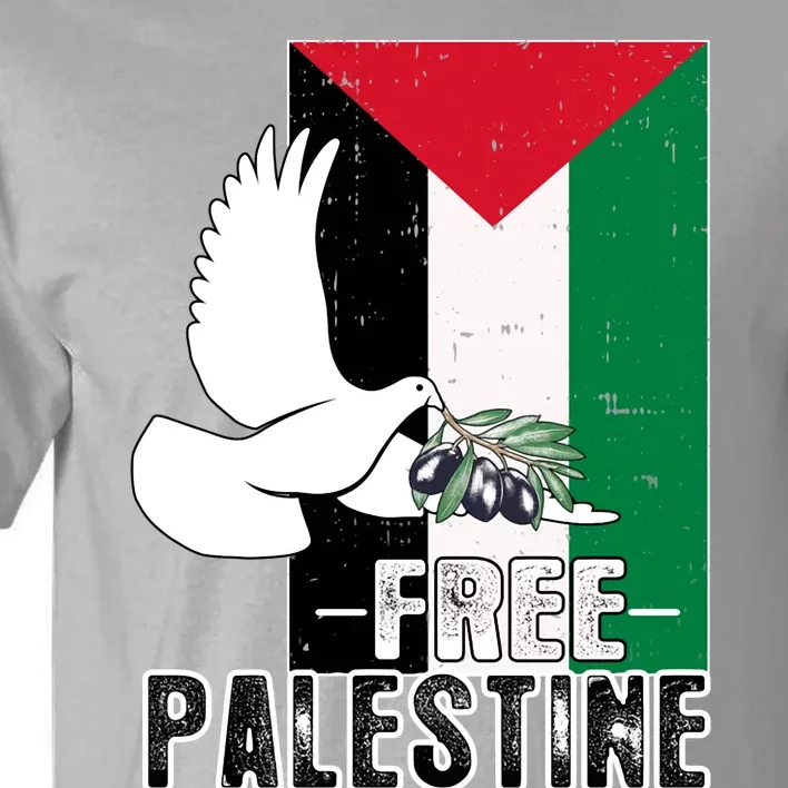 Free Palestine Flag Save Gaza Peace End The Occupation Tall T-Shirt