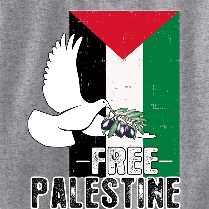 Free Palestine Flag Save Gaza Peace End The Occupation Kids Sweatshirt