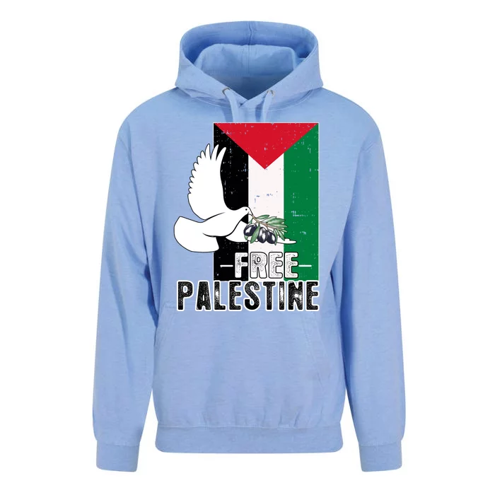 Free Palestine Flag Save Gaza Peace End The Occupation Unisex Surf Hoodie