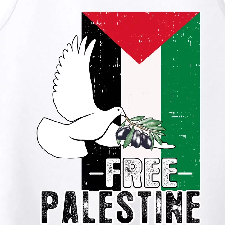 Free Palestine Flag Save Gaza Peace End The Occupation Performance Tank