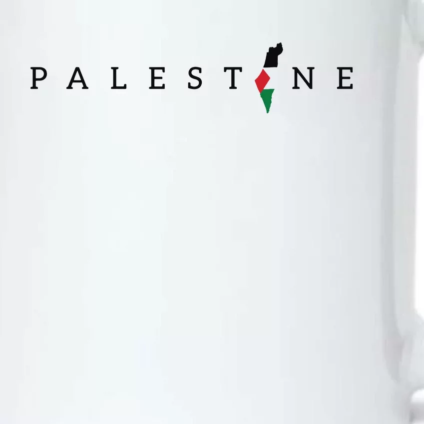 Free Palestine Black Color Changing Mug