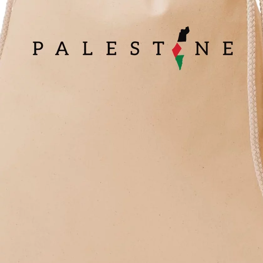 Free Palestine Drawstring Bag