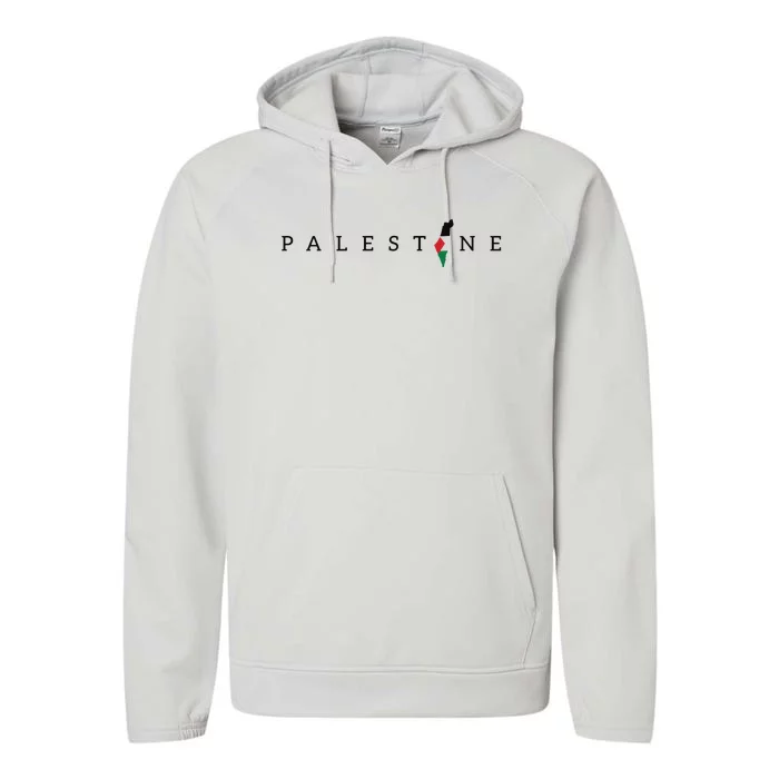 Free Palestine Performance Fleece Hoodie