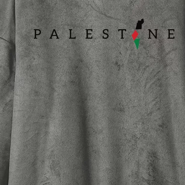 Free Palestine Hooded Wearable Blanket