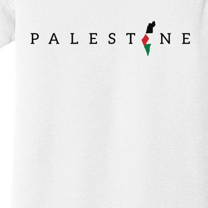 Free Palestine Baby Bodysuit