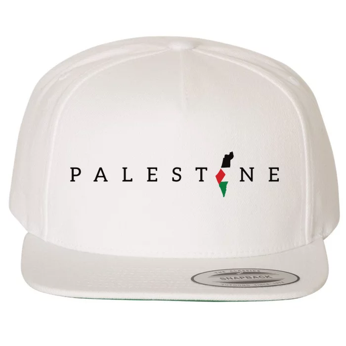 Free Palestine Wool Snapback Cap