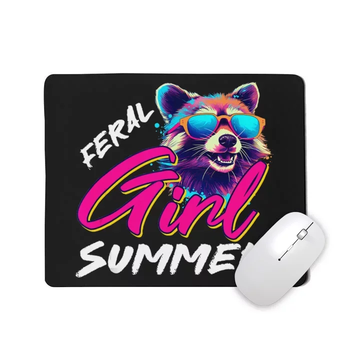 Funny Possum Feral Girl Party Vacation Summer Tank Top Mousepad