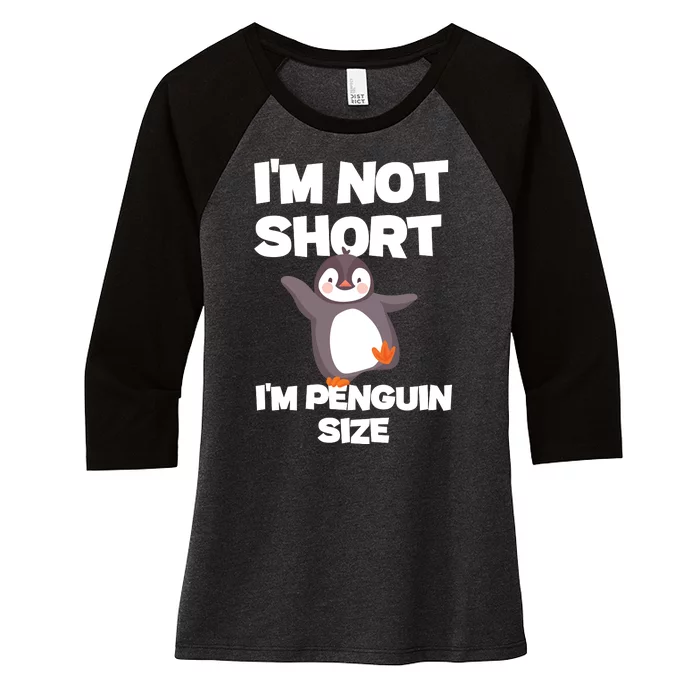 Funny Penguin Gift | Penguin Bird Lover Women's Tri-Blend 3/4-Sleeve Raglan Shirt