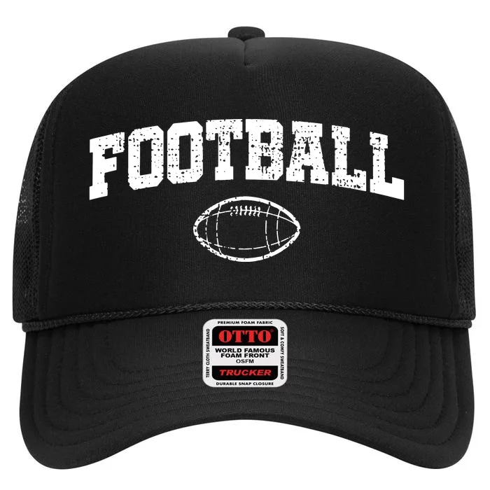 Football Player Gift High Crown Mesh Trucker Hat