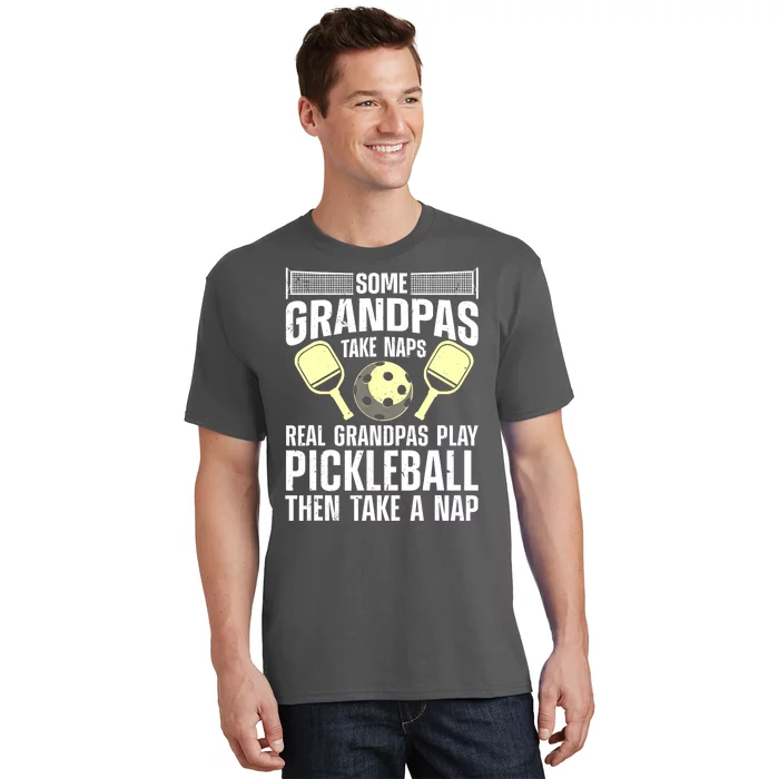 Funny Pickleball Grandpa Pickleball Player Gift T-Shirt