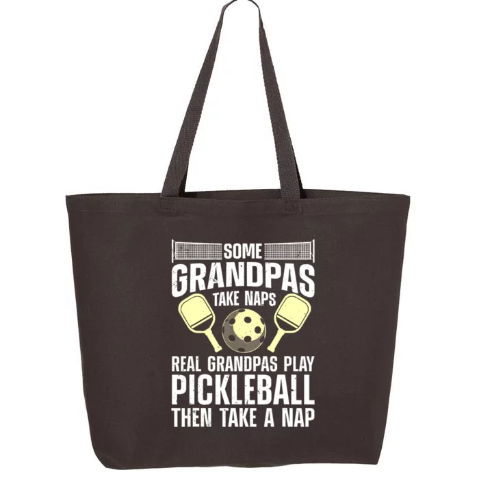 Funny Pickleball Grandpa Pickleball Player Gift 25L Jumbo Tote