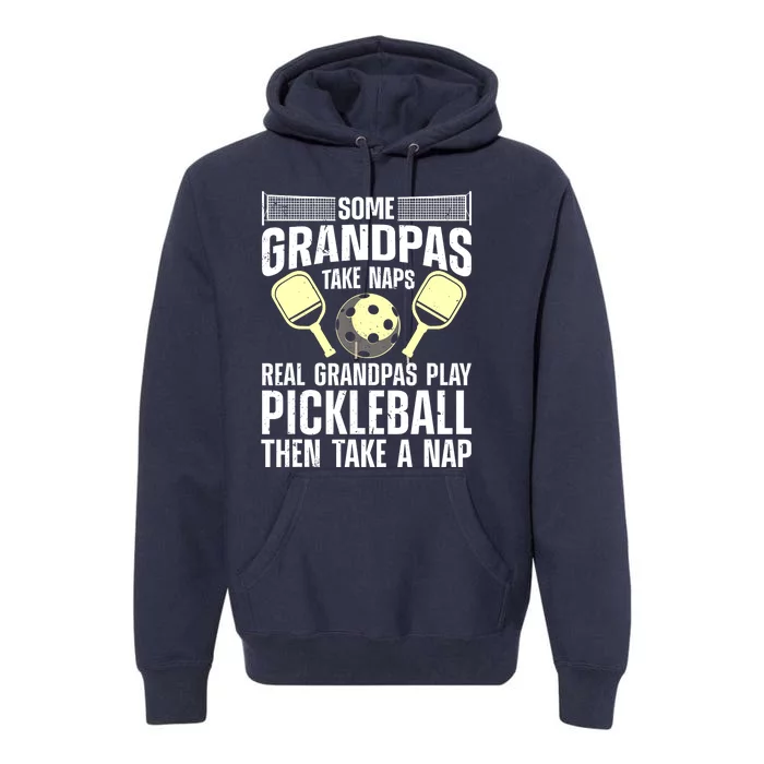 Funny Pickleball Grandpa Pickleball Player Gift Premium Hoodie