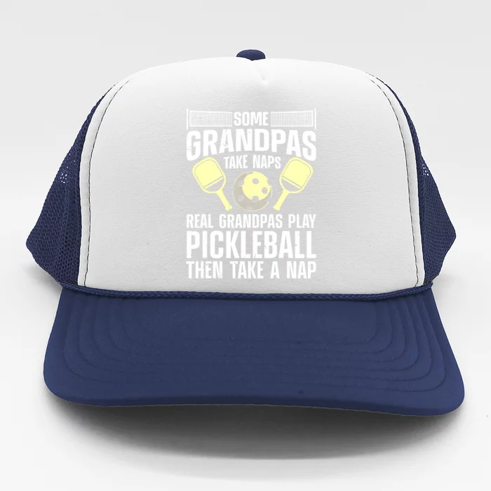 Funny Pickleball Grandpa Pickleball Player Gift Trucker Hat