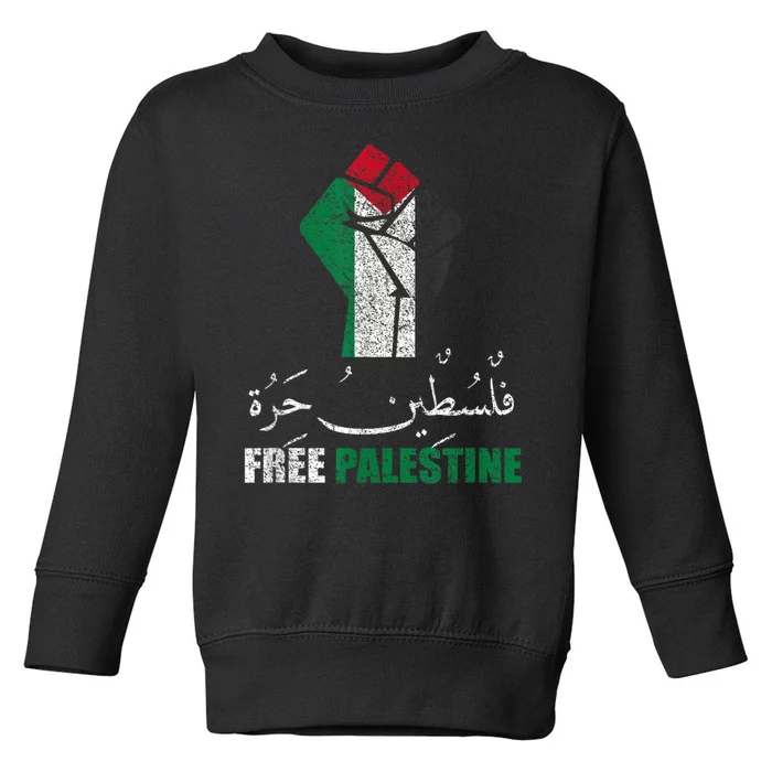 Free Palestine Gaza Freedom Support Gaza Toddler Sweatshirt