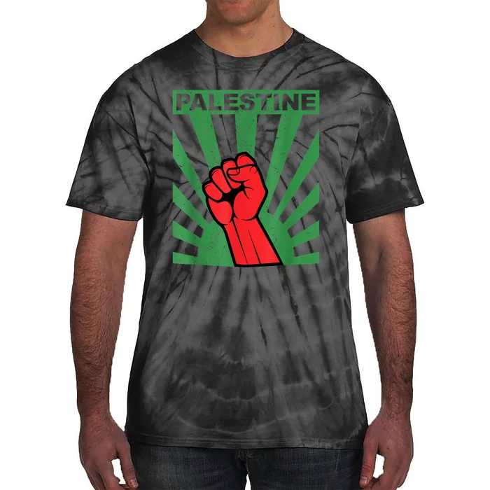 Free Palestine Gaza Palestinian Tie-Dye T-Shirt