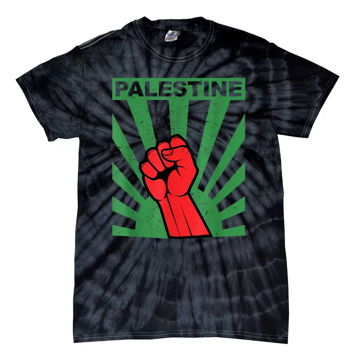 Free Palestine Gaza Palestinian Tie-Dye T-Shirt