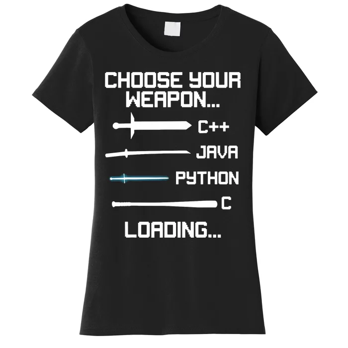 Funny Programmer Geek Java C Programming Women's T-Shirt