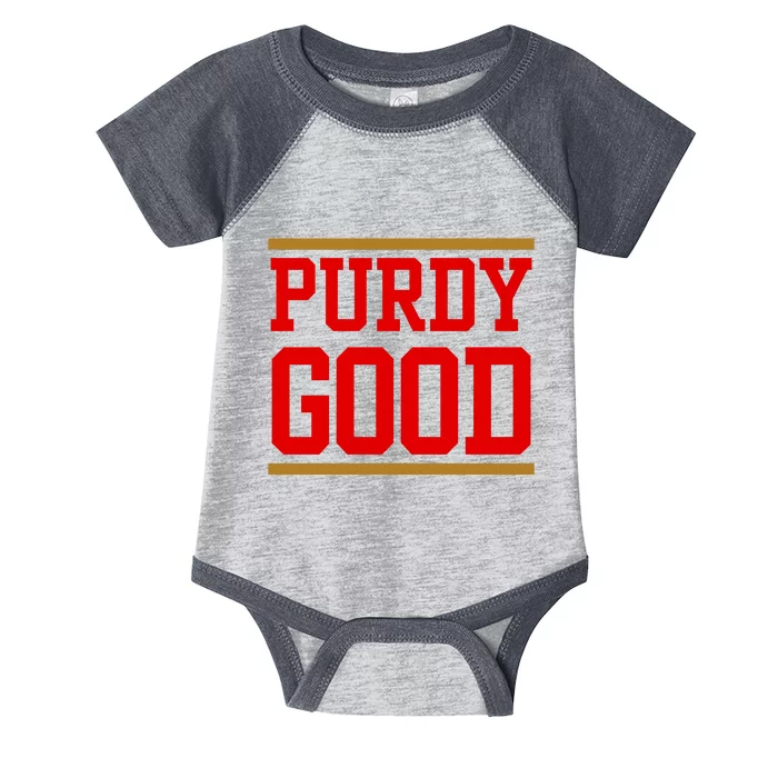 Funny Purdy Good Infant Baby Jersey Bodysuit