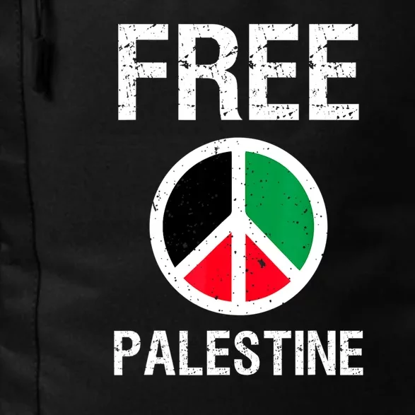 Free Palestine Gaza Palestinian Flag Peace Daily Commute Backpack