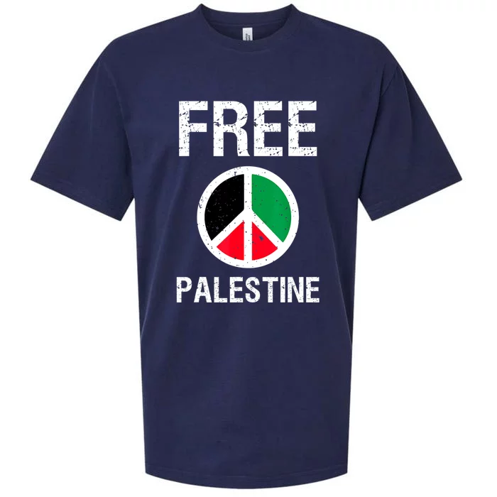 Free Palestine Gaza Palestinian Flag Peace Sueded Cloud Jersey T-Shirt