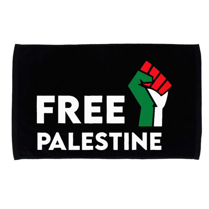 Free Palestine Gaza Flag Freedom for Palestinians Microfiber Hand Towel