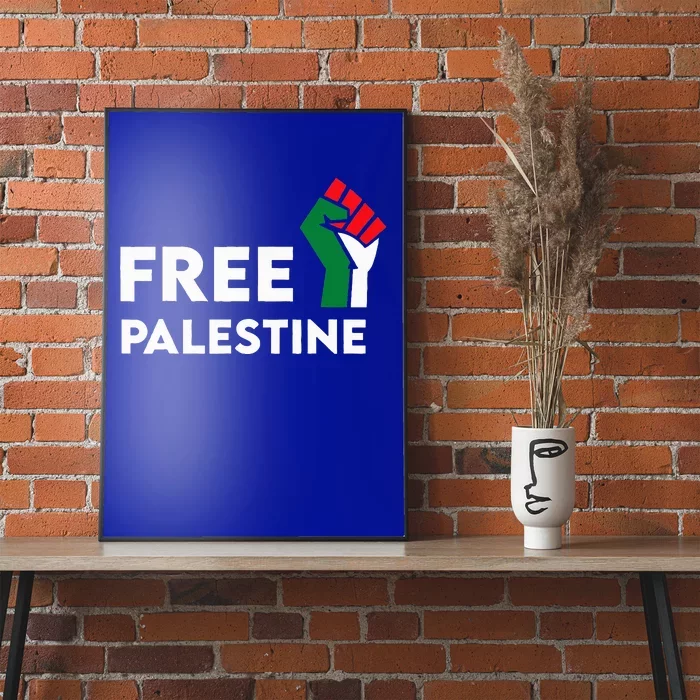 Free Palestine Gaza Flag Freedom for Palestinians Poster