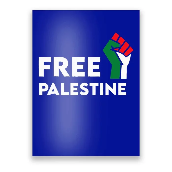 Free Palestine Gaza Flag Freedom for Palestinians Poster