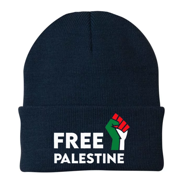 Free Palestine Gaza Flag Freedom for Palestinians Knit Cap Winter Beanie