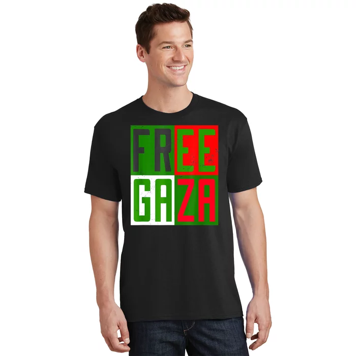 Free Palestine Gaza Palestinian Flag Peace T-Shirt