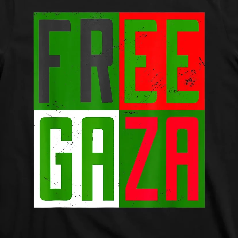 Free Palestine Gaza Palestinian Flag Peace T-Shirt