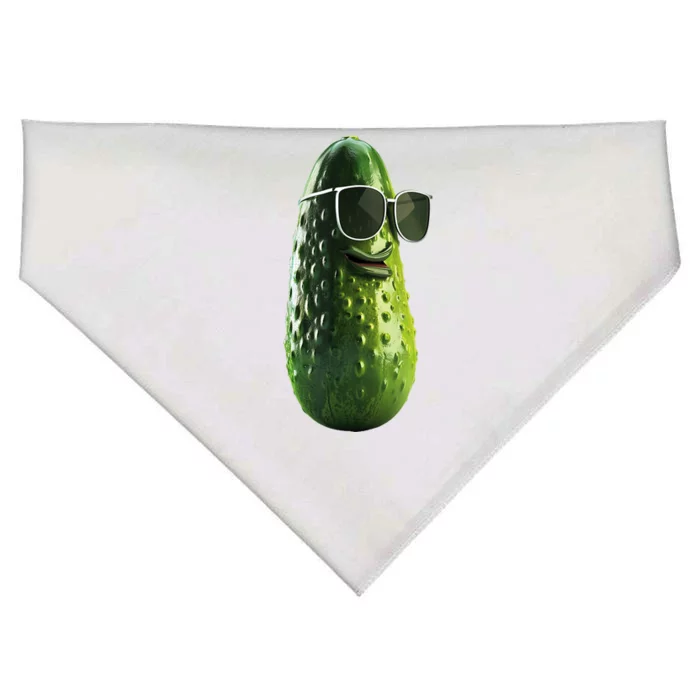 Funny Pickle Glasses Gift USA-Made Doggie Bandana