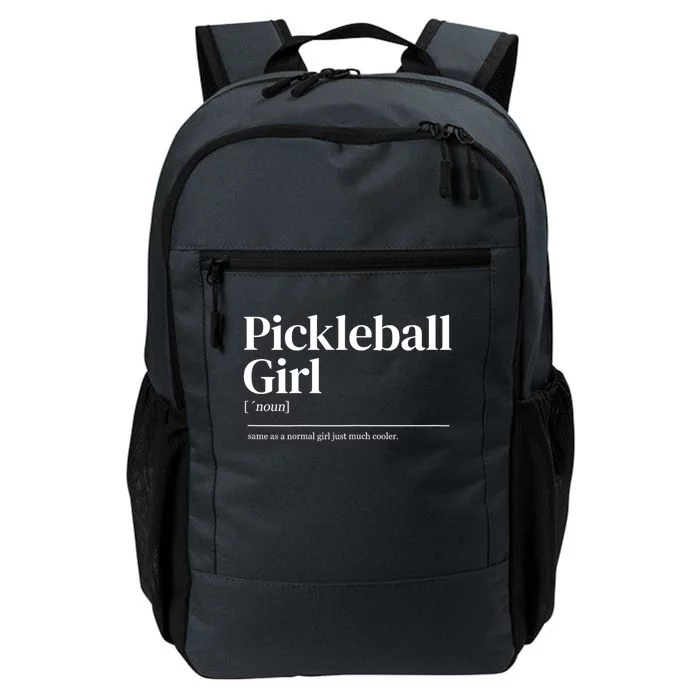 Funny Pickleball Girl Quote Definition Gift For Paddles Fan Daily Commute Backpack