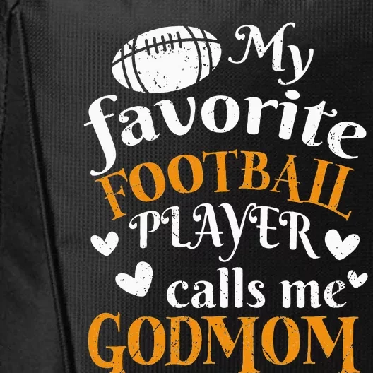 Football Player Godmom Cheer Godmother City Backpack