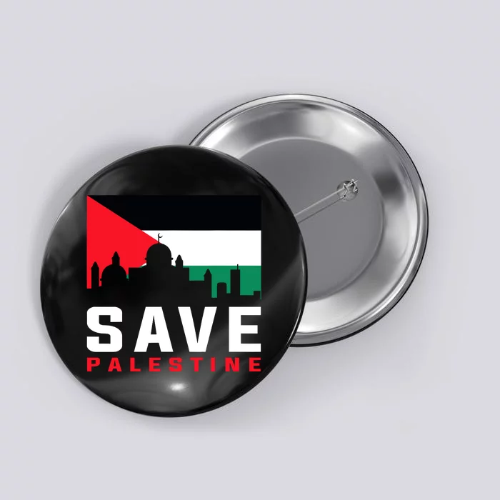 Free Palestine Gaza Flag Arabic Freedom For Palestinians Button