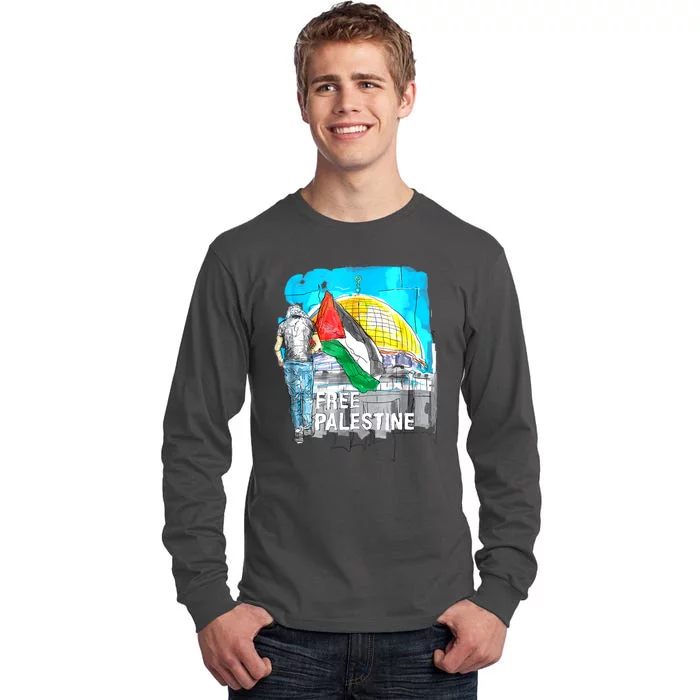 Free Palestine Gaza Palestinian Tall Long Sleeve T-Shirt