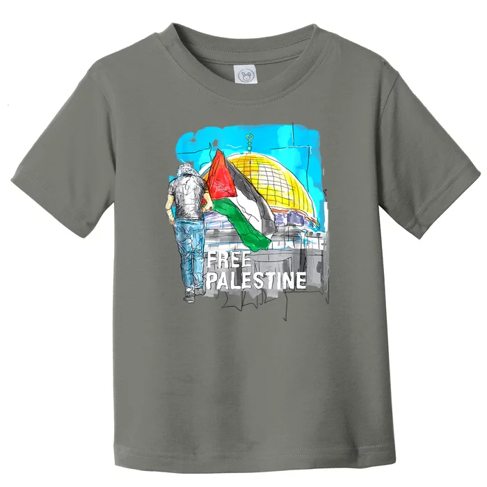 Free Palestine Gaza Palestinian Toddler T-Shirt