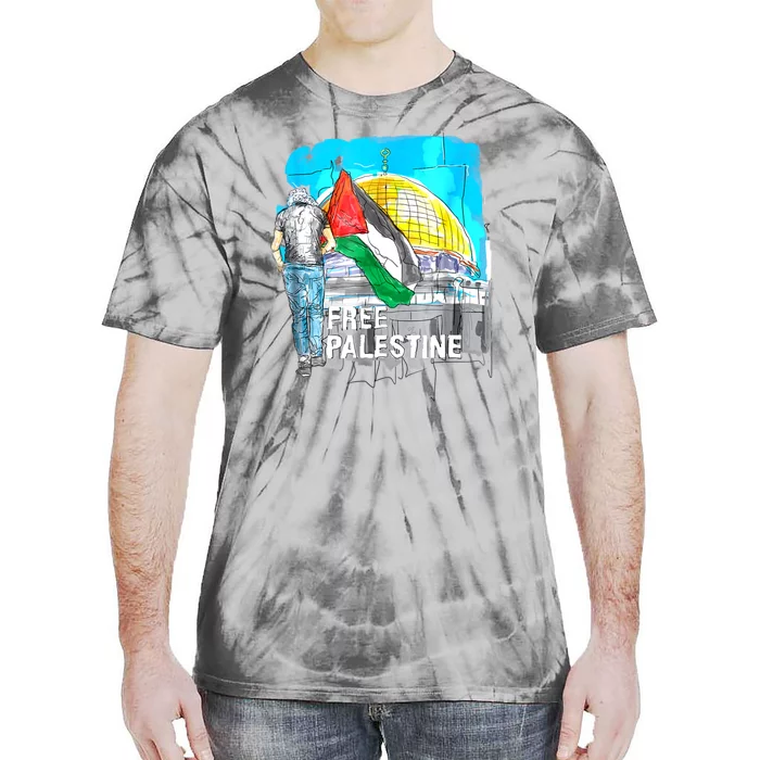 Free Palestine Gaza Palestinian Tie-Dye T-Shirt