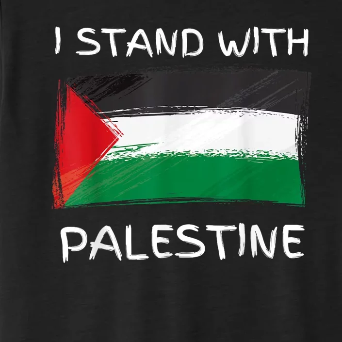 Free Palestine Gaza Flag I Stand With Palestine Freedom ChromaSoft Performance T-Shirt