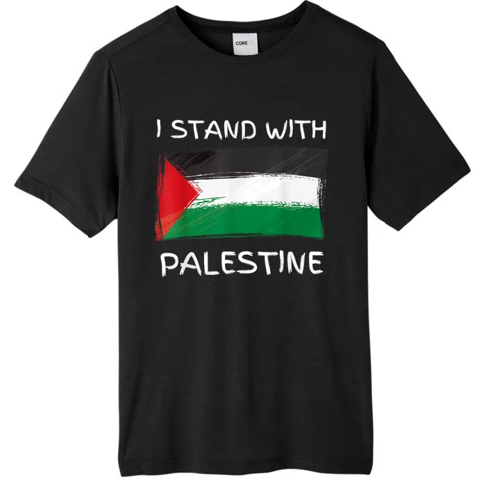 Free Palestine Gaza Flag I Stand With Palestine Freedom ChromaSoft Performance T-Shirt