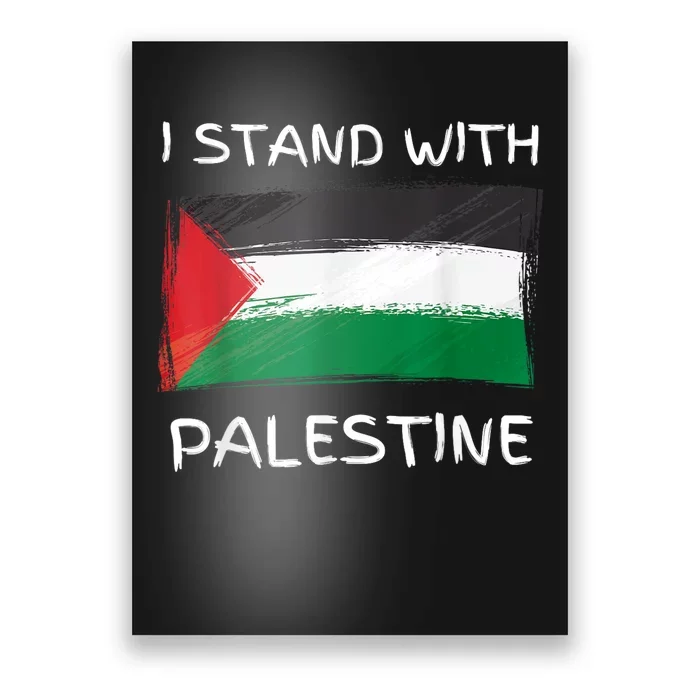 Free Palestine Gaza Flag I Stand With Palestine Freedom Poster