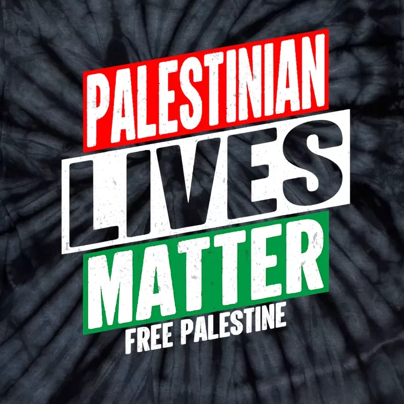 Free Palestine Gaza Palestinian Lives Matter Tie-Dye T-Shirt