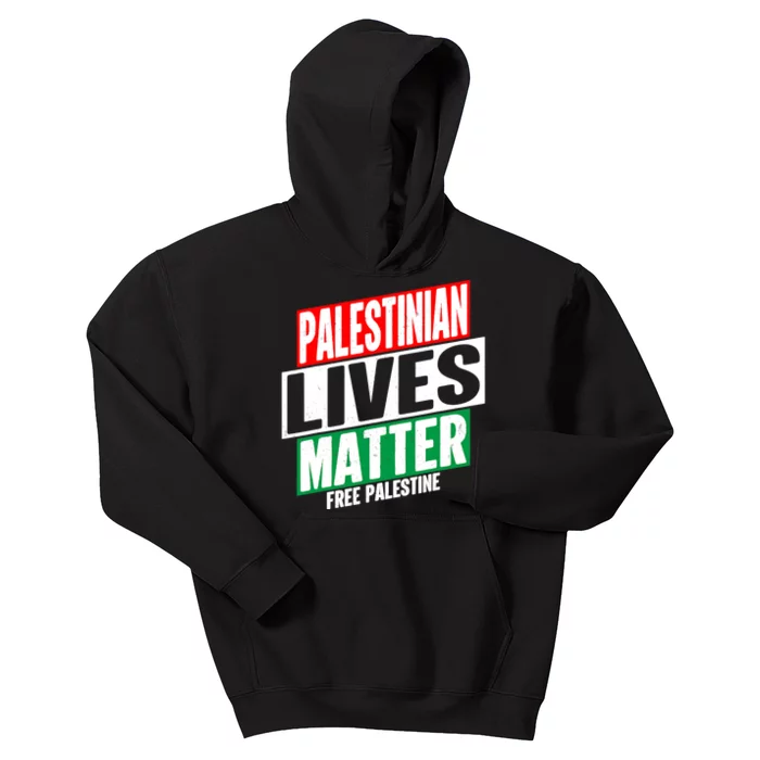 Free Palestine Gaza Palestinian Lives Matter Kids Hoodie