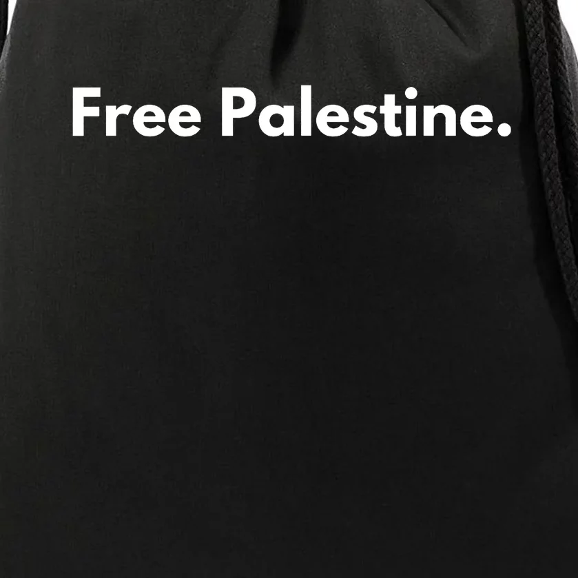 Free Palestine Gaza Drawstring Bag