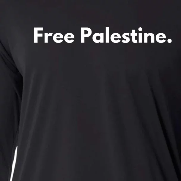 Free Palestine Gaza Cooling Performance Long Sleeve Crew