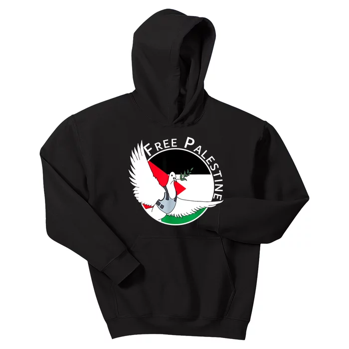 Free Palestine Gaza Palestinian Kids Hoodie