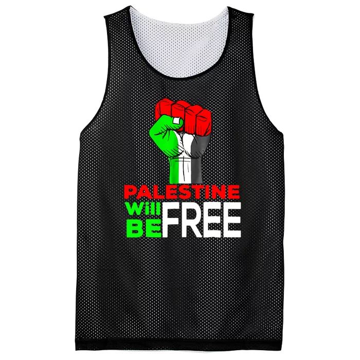 Free Palestine Gaza Palestinian Mesh Reversible Basketball Jersey Tank