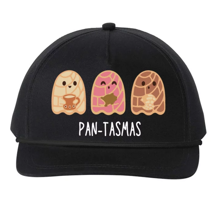 Funny Pantasmas Ghost Pan Dulce Snapback Five-Panel Rope Hat