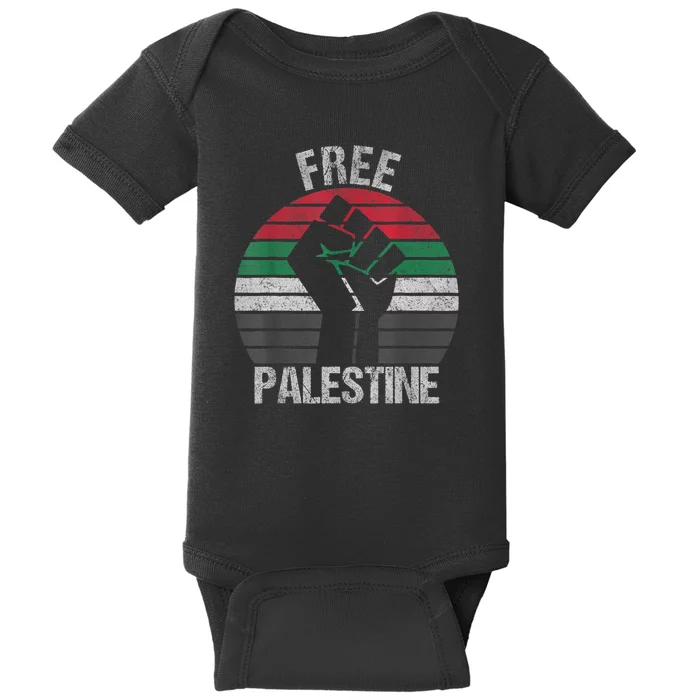 Free Palestine Gaza Palestinian Baby Bodysuit